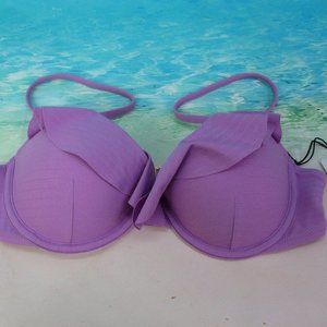 Shade & Shore Bikini Top 36B Lavender #DD-039